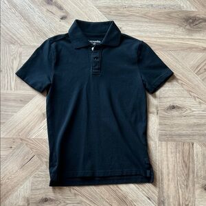 Abercrombie Kids Essential Black Polo Shirt